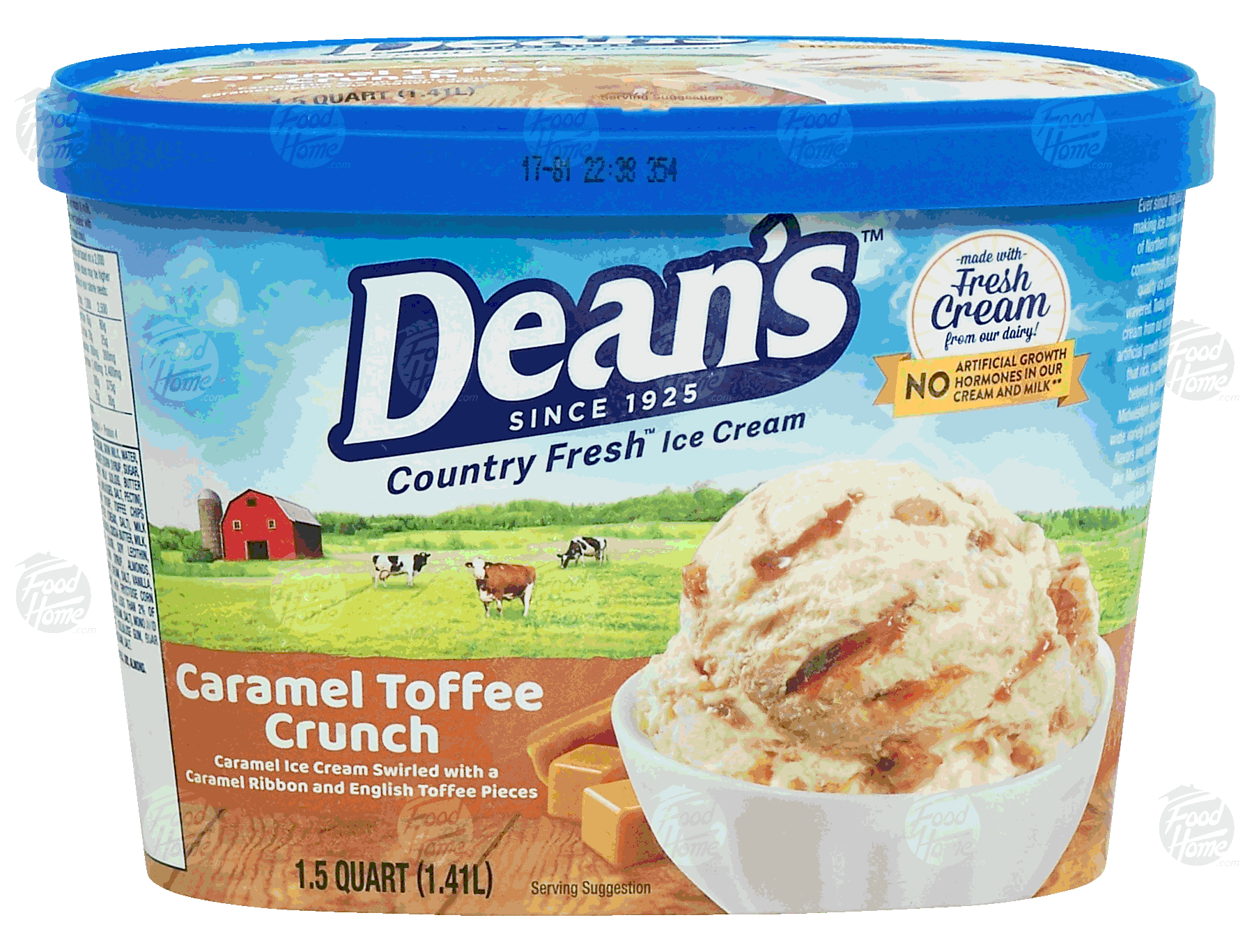 Dean's Country Fresh caramel toffee crunch ice cream Full-Size Picture